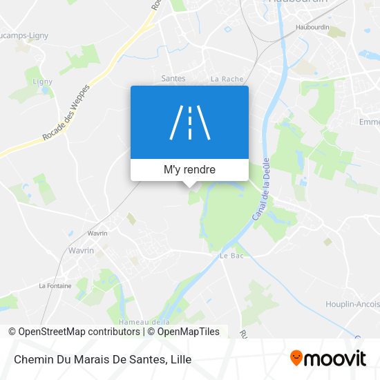 Chemin Du Marais De Santes plan