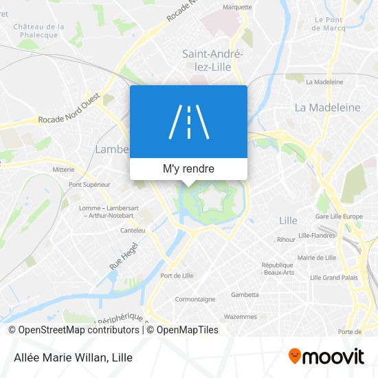 Allée Marie Willan plan