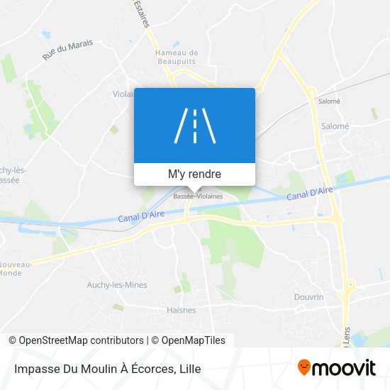 Impasse Du Moulin À Écorces plan