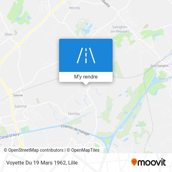 Voyette Du 19 Mars 1962 plan