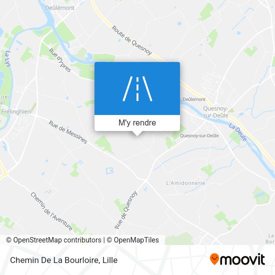 Chemin De La Bourloire plan