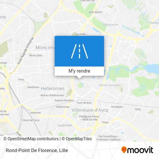 Rond-Point De Florence plan