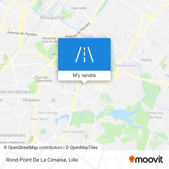 Rond-Point De La Cimaise plan