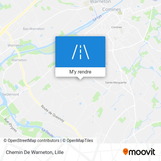 Chemin De Warneton plan