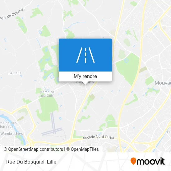 Rue Du Bosquiel plan