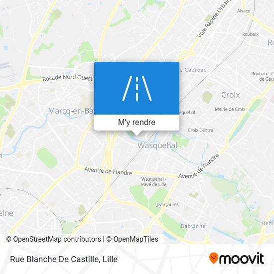 Rue Blanche De Castille plan
