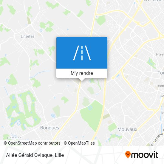 Allée Gérald Ovlaque plan