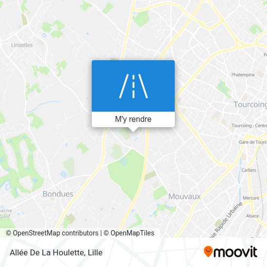 Allée De La Houlette plan