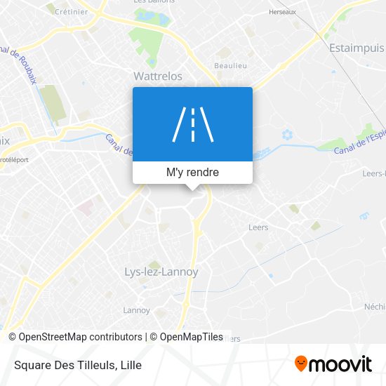 Square Des Tilleuls plan