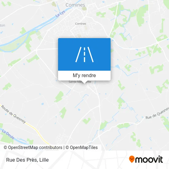 Rue Des Près plan