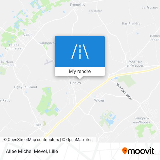 Allée Michel Mevel plan