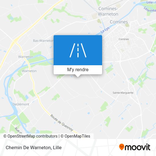 Chemin De Warneton plan