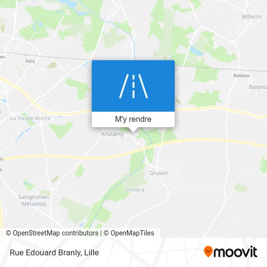 Rue Edouard Branly plan