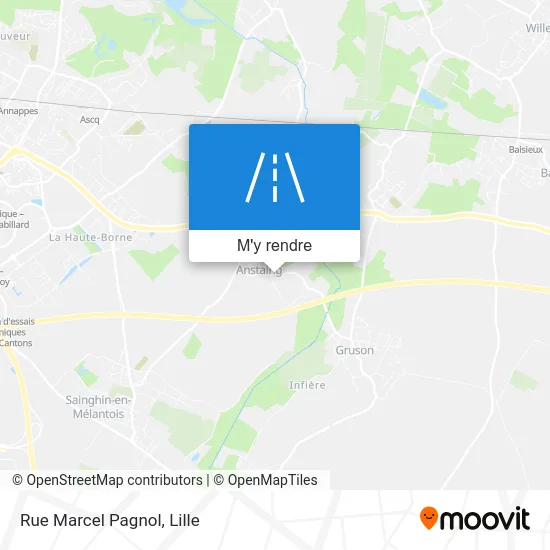 Rue Marcel Pagnol plan