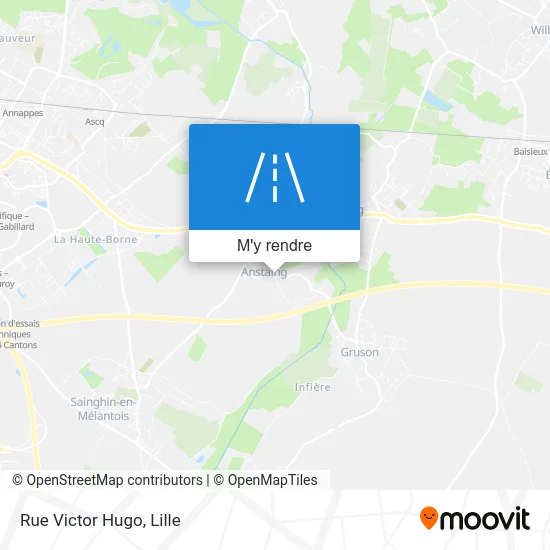 Rue Victor Hugo plan