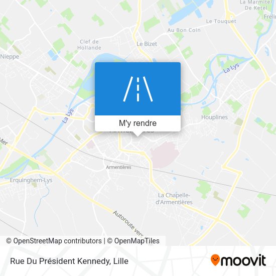 Rue Du Président Kennedy plan