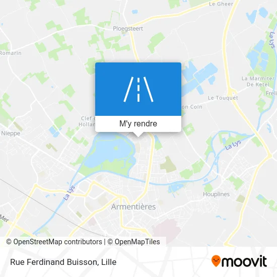 Rue Ferdinand Buisson plan