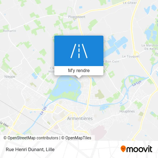 Rue Henri Dunant plan