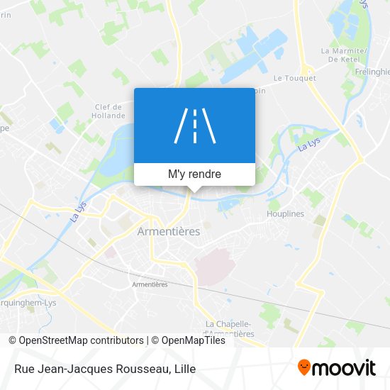 Rue Jean-Jacques Rousseau plan