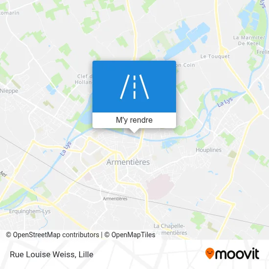 Rue Louise Weiss plan