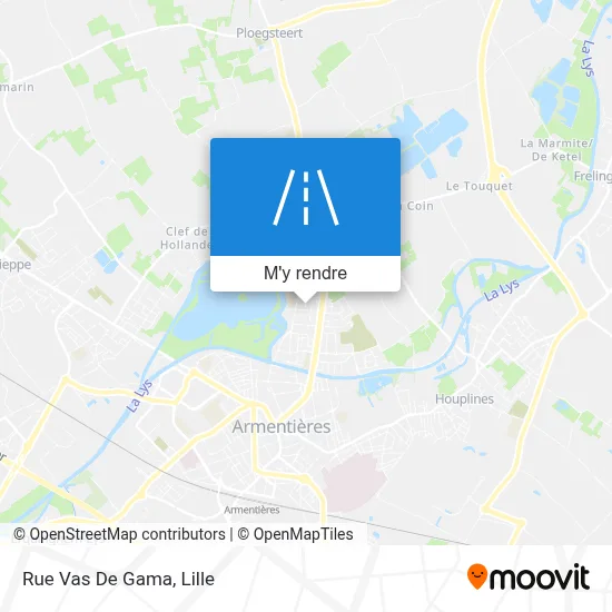 Rue Vas De Gama plan