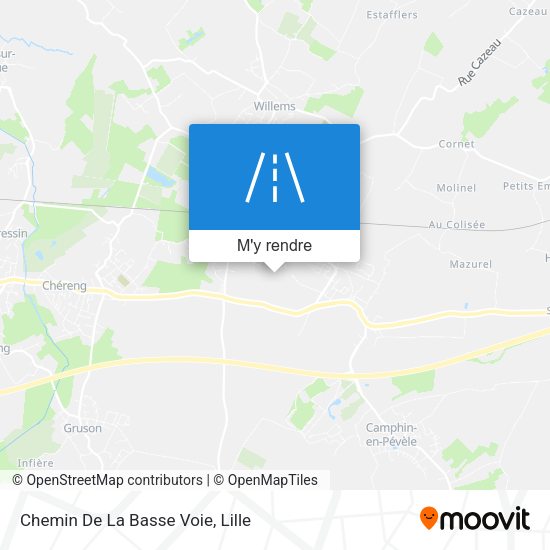 Chemin De La Basse Voie plan