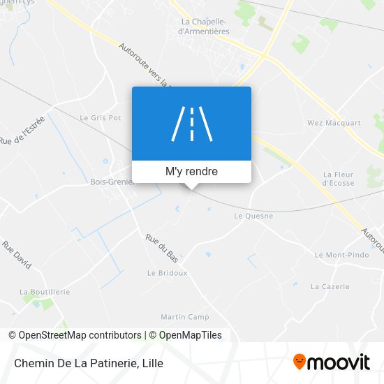 Chemin De La Patinerie plan