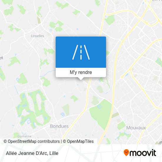 Allée Jeanne D'Arc plan