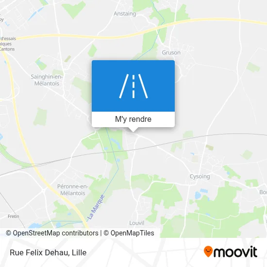 Rue Felix Dehau plan