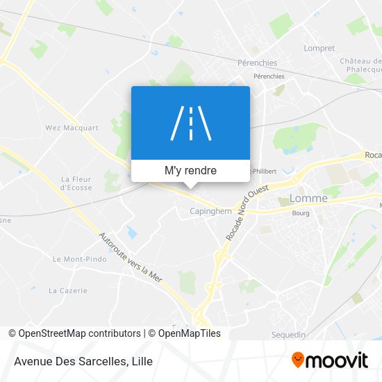 Avenue Des Sarcelles plan