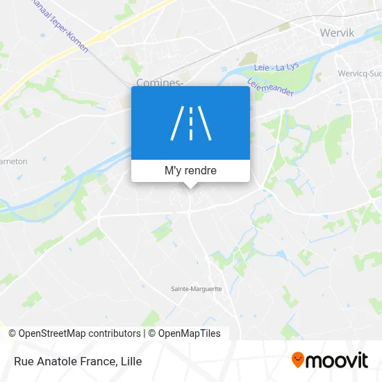 Rue Anatole France plan