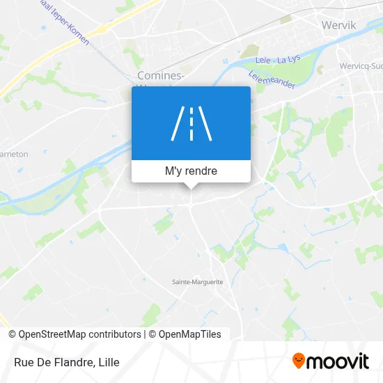 Rue De Flandre plan
