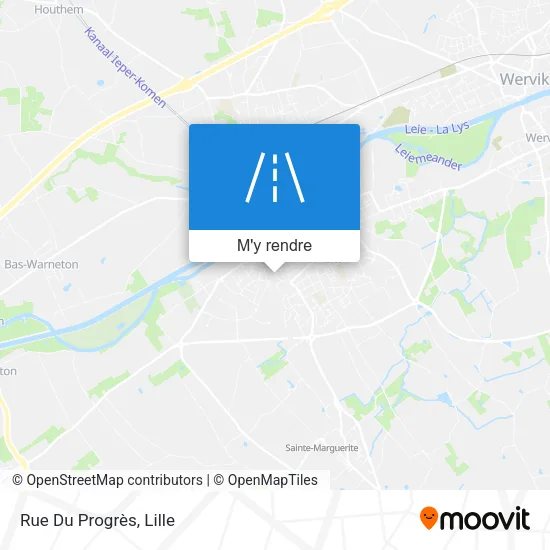 Rue Du Progrès plan
