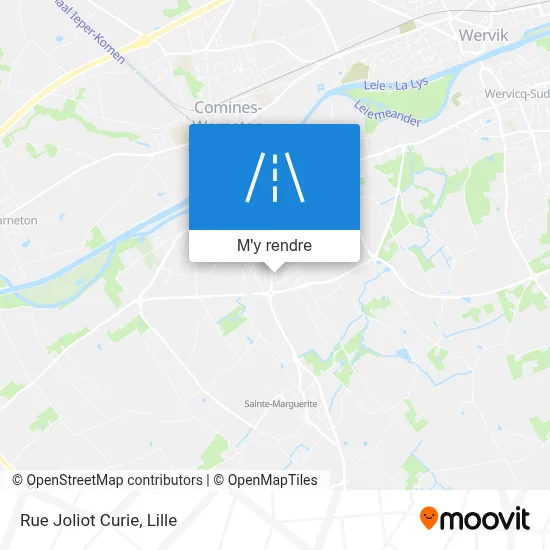 Rue Joliot Curie plan