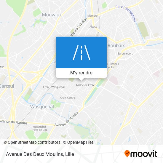 Avenue Des Deux Moulins plan