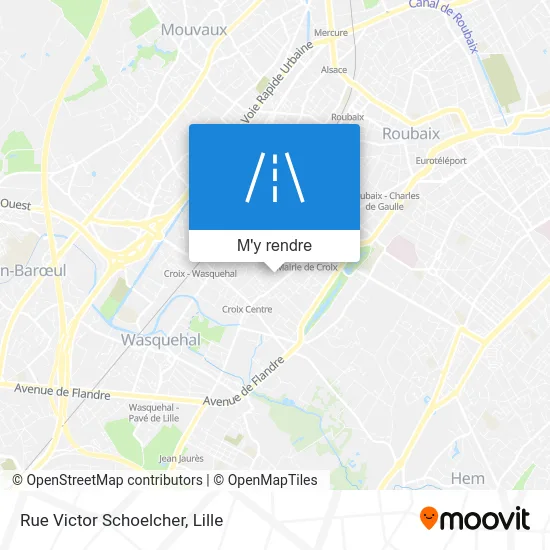 Rue Victor Schoelcher plan