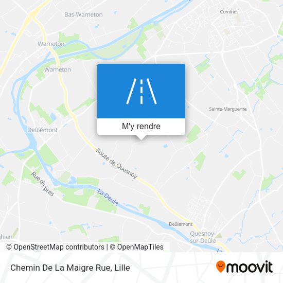 Chemin De La Maigre Rue plan