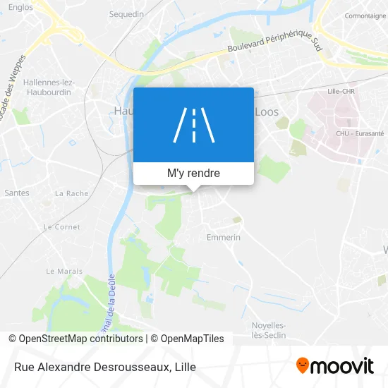Rue Alexandre Desrousseaux plan