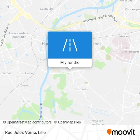 Rue Jules Verne plan