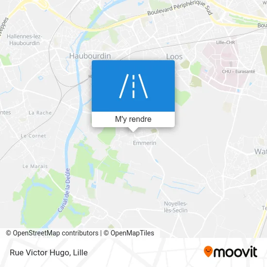 Rue Victor Hugo plan