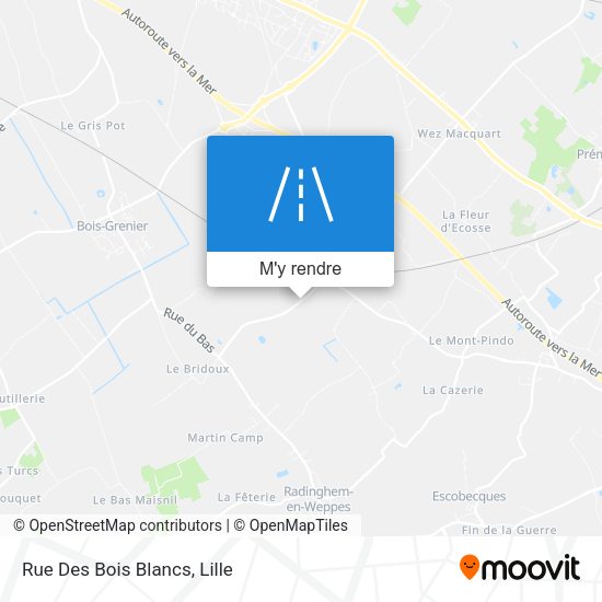Rue Des Bois Blancs plan