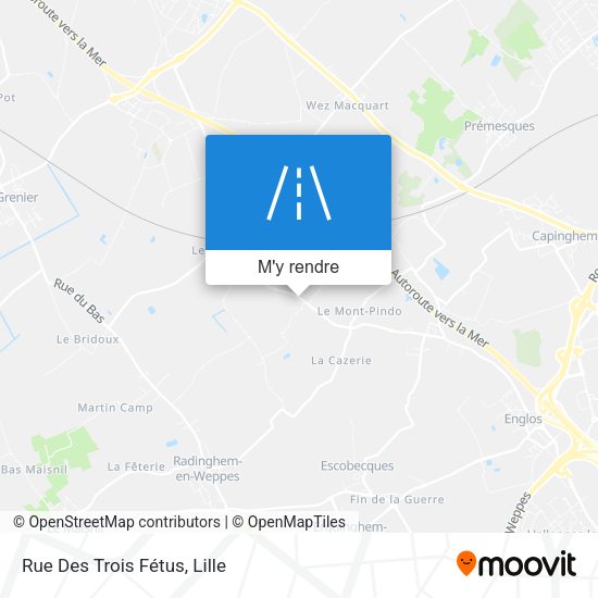 Rue Des Trois Fétus plan