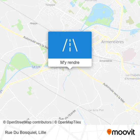 Rue Du Bosquiel plan