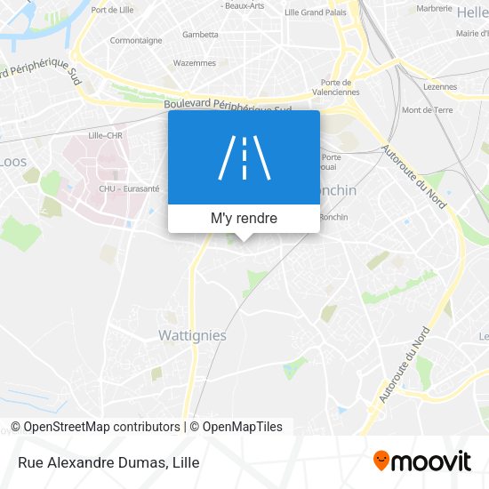 Rue Alexandre Dumas plan