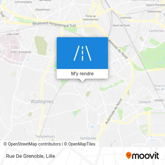 Rue De Grenoble plan