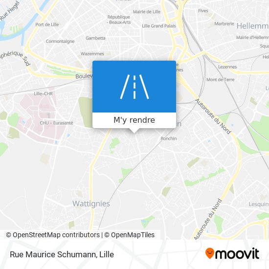 Rue Maurice Schumann plan