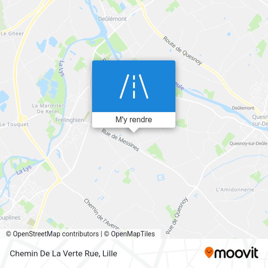 Chemin De La Verte Rue plan