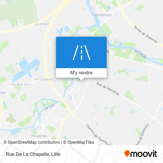 Rue De La Chapelle plan