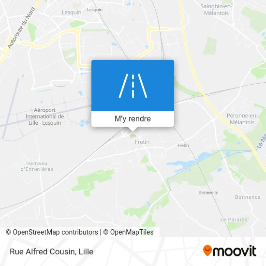 Rue Alfred Cousin plan