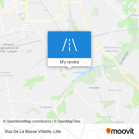 Rue De La Basse Villette plan